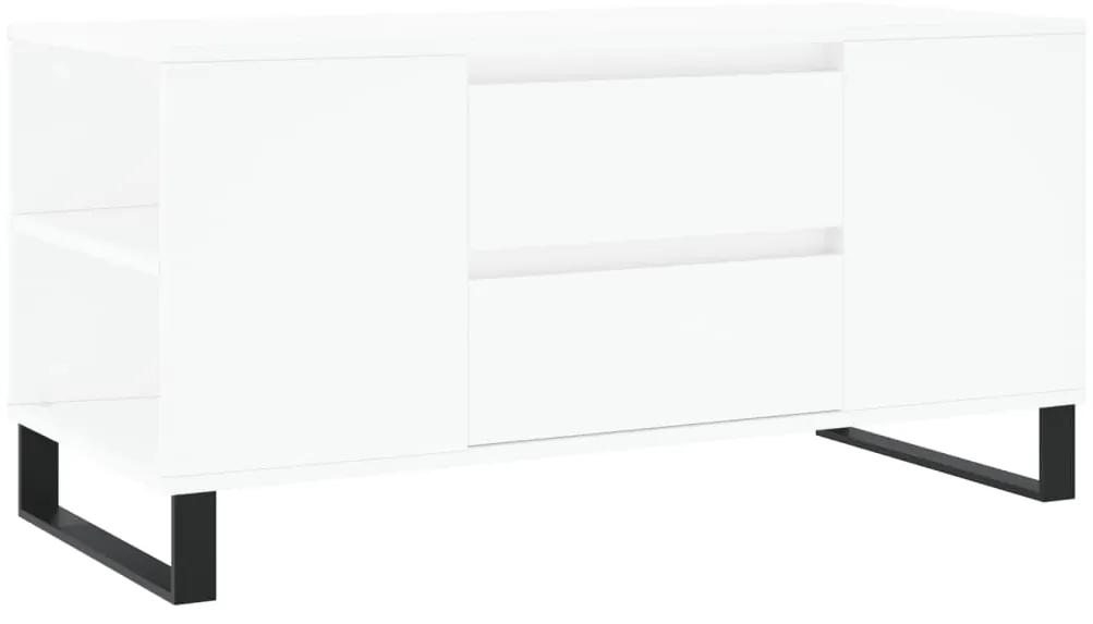 vidaXL Τραπεζάκι Σαλονιού Λευκό 102x44,5x50 εκ. από Επεξεργασμένο Ξύλο