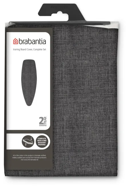 Κάλυμμα τραπεζιού σιδερώματος Brabantia D 1003449, 135x45 cm, 8 mm, Μαύρο