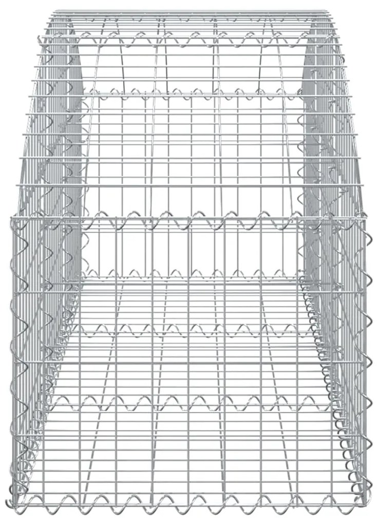 vidaXL Συρματοκιβώτιο Τοξωτό 150x50x40/60εκ. από Γαλβανισμένο Χάλυβα