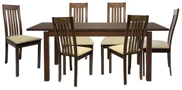 Intrahome ΣΕΤ ΤΡΑΠΕΖΑΡΙΑ 7ΤΜΧ ΤΡΑΠΕΖΙ ΚΑΡΥΔΙ &amp; ΚΑΡΕΚΛΕΣ ΜΑΣΙΦ intraho-0009519