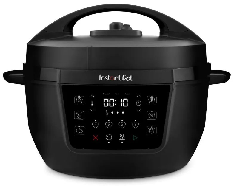 Instant Pot XL 140001901, 1200W, 7.1 l, 7 προγράμματα, έναρξη με καθυστέρηση, οθόνη LCD, Μαύρο