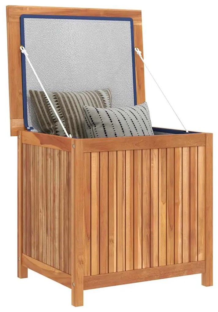 vidaXL Μπαούλο Αποθήκευσης Κήπου 120 x 50 x 58 εκ. από Μασίφ Ξύλο Teak