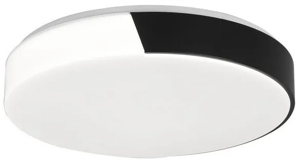 Πλαφονιέρα Φωτιστικό Οροφής LED 24W 3000K IP20 Φ38 Epistar Spotlight-3214-Μαύρο 3214