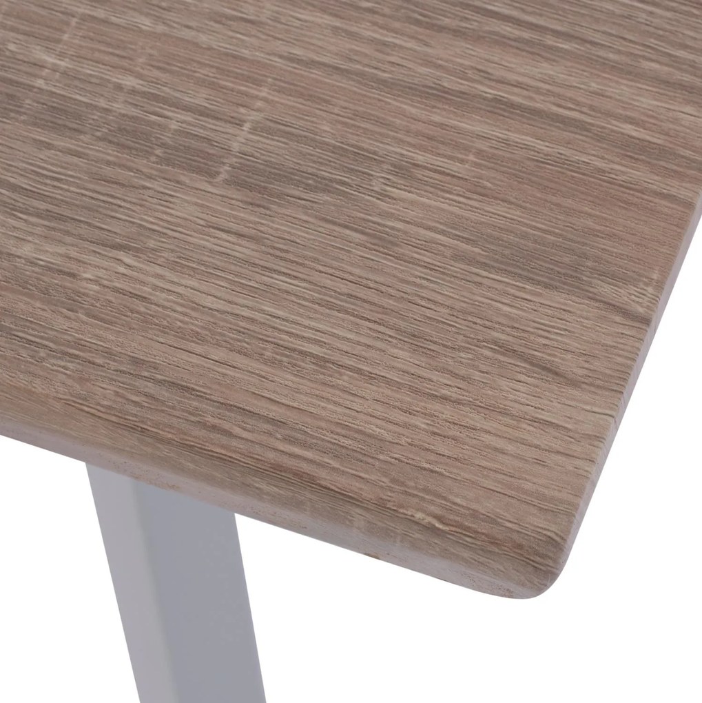 Τραπέζι τραπεζαρίας OFIRA Sonama με Λευκά πόδια 140x80x76εκ. 140x80x76 εκ.