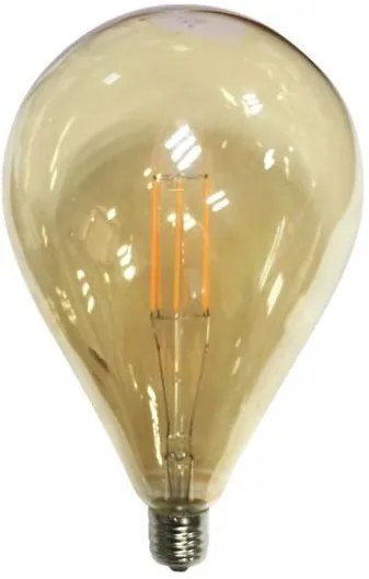 Λαμπτήρας LED Filament E27 Tric 6W Dimmable Amber