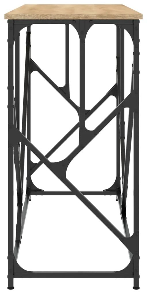 vidaXL Τραπέζι Κονσόλα Sonoma Δρυς 100x40x80 εκ. Επεξεργασμένο Ξύλο