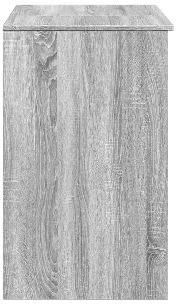 vidaXL Μπουντουάρ με Καθρέφτη Γκρι Sonoma 73x46,5x120 εκ.