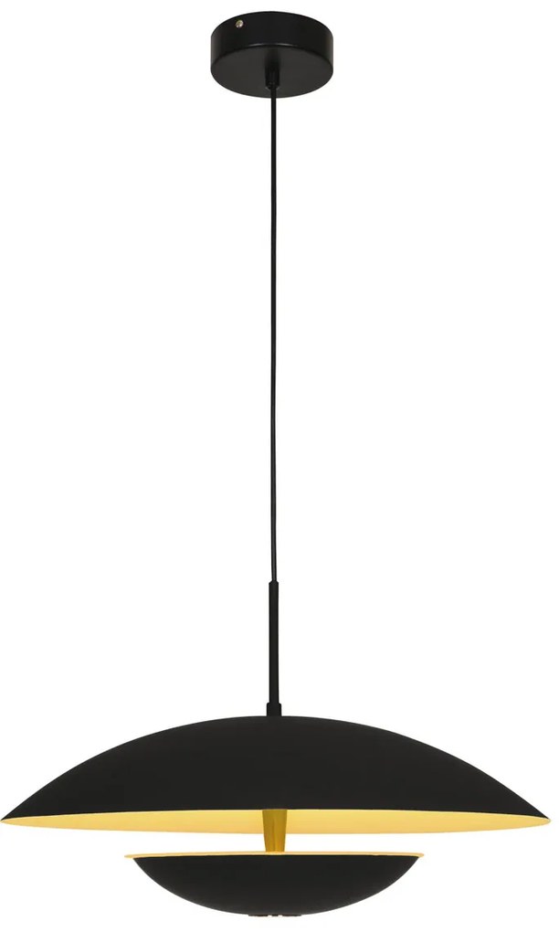 Φωτιστικό Οροφής Μονόφωτο LED Viokef Monica Black 4242200