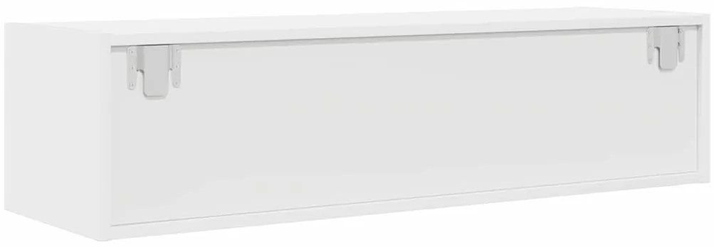 vidaXL Ντουλάπι Τηλεόρασης Λευκό 100x31x25,5 εκ Επεξεργασμένο Ξύλο