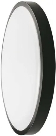 V-TAC LED πλαφονιέρα 18W SMD στρογγυλή θερμό λευκό 3000K IP44 με μαύρο σώμα 100lm/W  SKU: 7633
