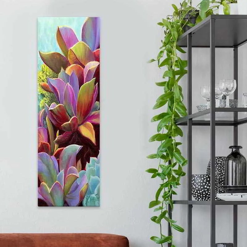 Πίνακας σε καμβά Underwater Plants&quot; Megapap ψηφιακής εκτύπωσης 30x90x3εκ.&quot;