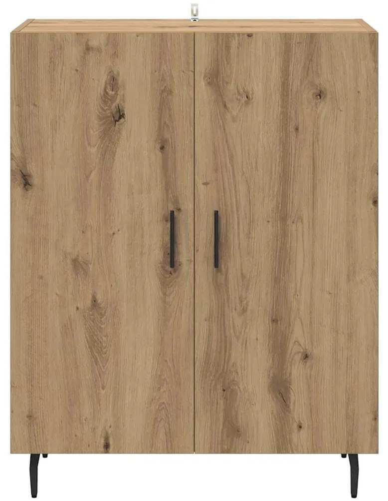 vidaXL Πλαϊνό γραφείο Artisan Oak 69,5 x 34 x 90 εκ.