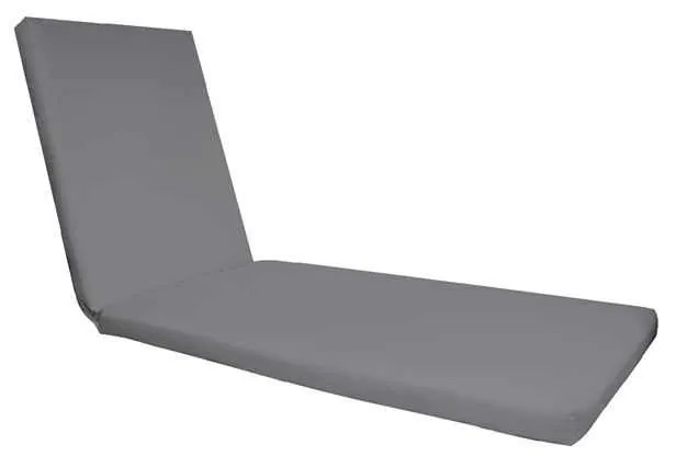 Μαξιλάρι ξαπλώστρας Sunlounger Γκρι Ύφ.Water Repellent 196(78+118)x60/7cm Vel