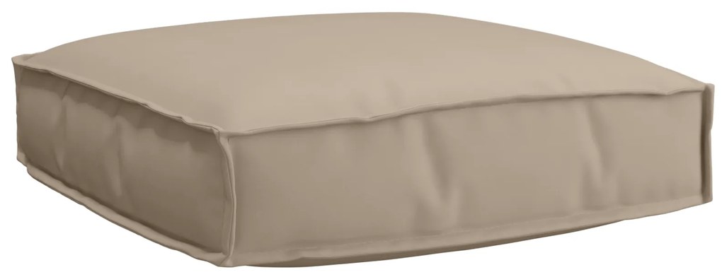 vidaXL Μαξιλάρι παλέτας για καθίσμα Ταφέ 60 x 60 x 12 εκ. Ύφασμα Oxford.