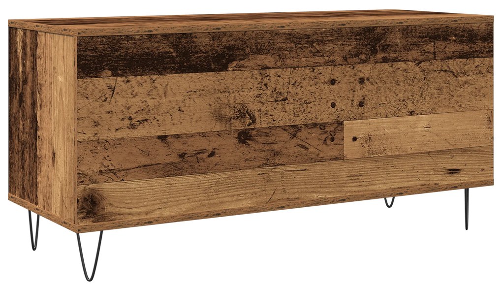 vidaXL Βαλιτσάκι Δίσκων Καφέ 100x38x48 εκ. Επεξεργασμένο Ξύλο