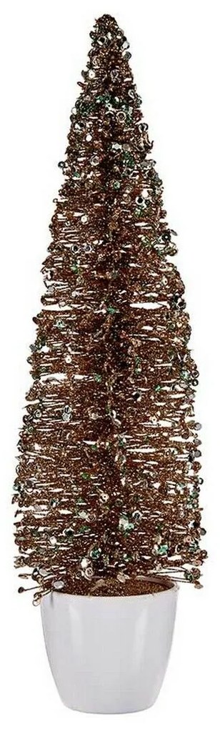 Χριστουγεννιάτικο δέντρο Μεγάλο 10 x 38 x 10 cm Μέντα Πλαστική ύλη champagne