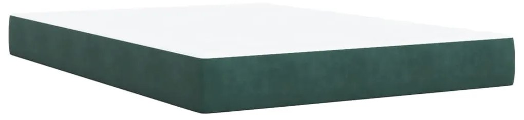 ΚΡΕΒΑΤΙ BOXSPRING ΜΕ ΣΤΡΩΜΑ ΣΚΟΥΡΟ ΠΡΑΣΙΝΟ 140X190ΕΚ. ΒΕΛΟΥΔΙΝΟ 3294643