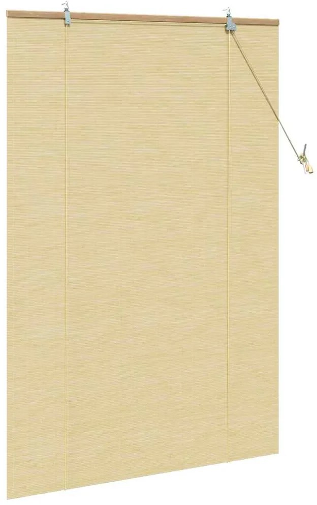 vidaXL Ρολά και Σκίες Παραθύρων Φυσικό 100 x 160 cm Μπαμπού