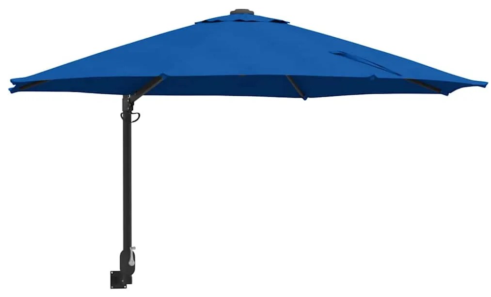 vidaXL Ομπρέλα Κήπου Μπλε και Μαύρο 248 x 248 x 148 εκ
