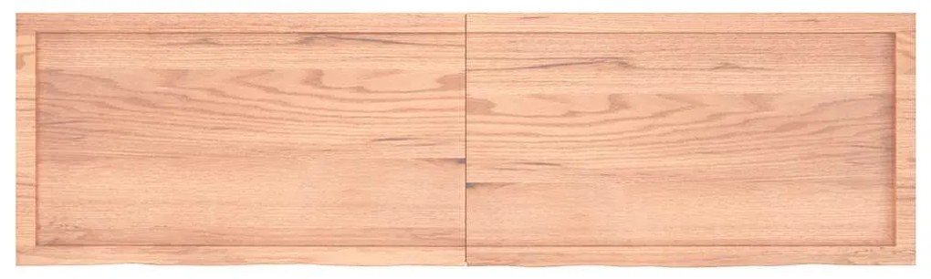vidaXL Επιφ Τραπεζιού Αν Καφέ 180x50x(2-4)εκ. Επεξ. Μασίφ Ξύλο Δρυός