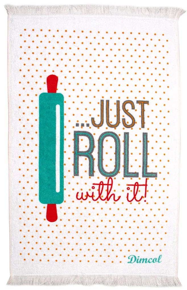 Πετσέτα Κουζίνας Dimcol Roll White 05
