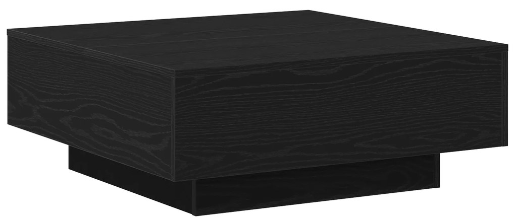 vidaXL Καφέ Τραπέζι Μαύρου Δρυς 80x80x31 εκ Φτιαγμένο από ξύλο