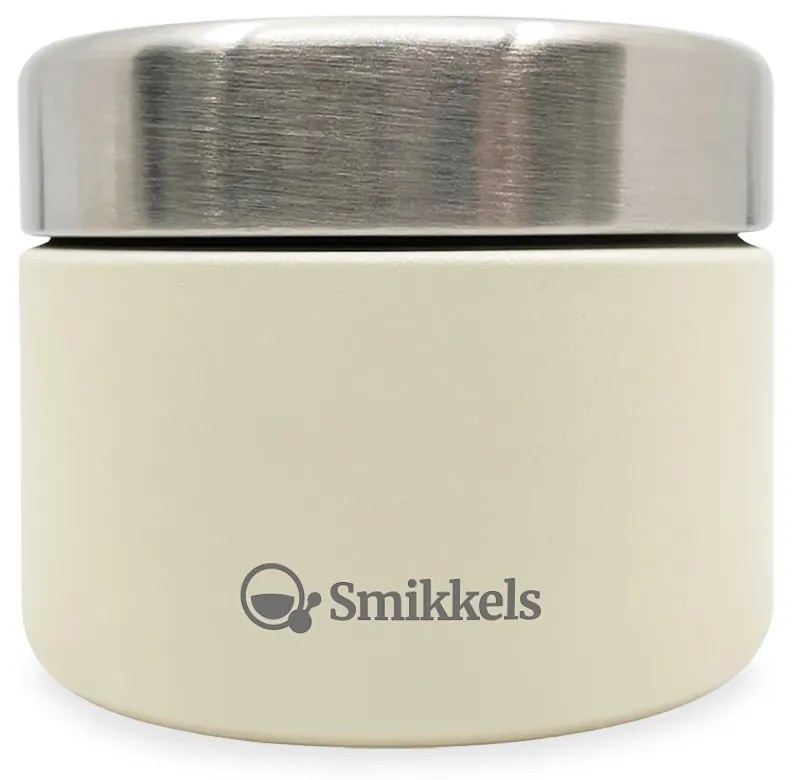 Βρεφικό Θερμός Φαγητού 420ml (Φ7.5x9.5) Smikkels Λευκό 63-10029