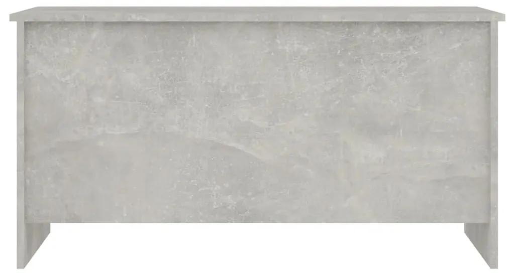 Τραπεζάκι Σαλονιού Γκρι Σκυρ. 102x55,5x52,5 εκ. Επεξεργ. Ξύλο - Γκρι
