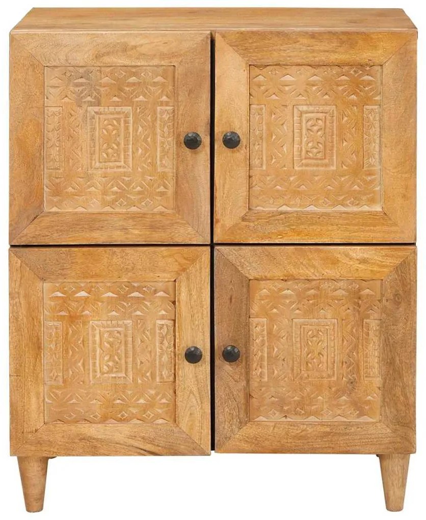 vidaXL Πλαϊνό γραφείο Ανοιχτό καφέ 33.5 x 60 x 75 εκ