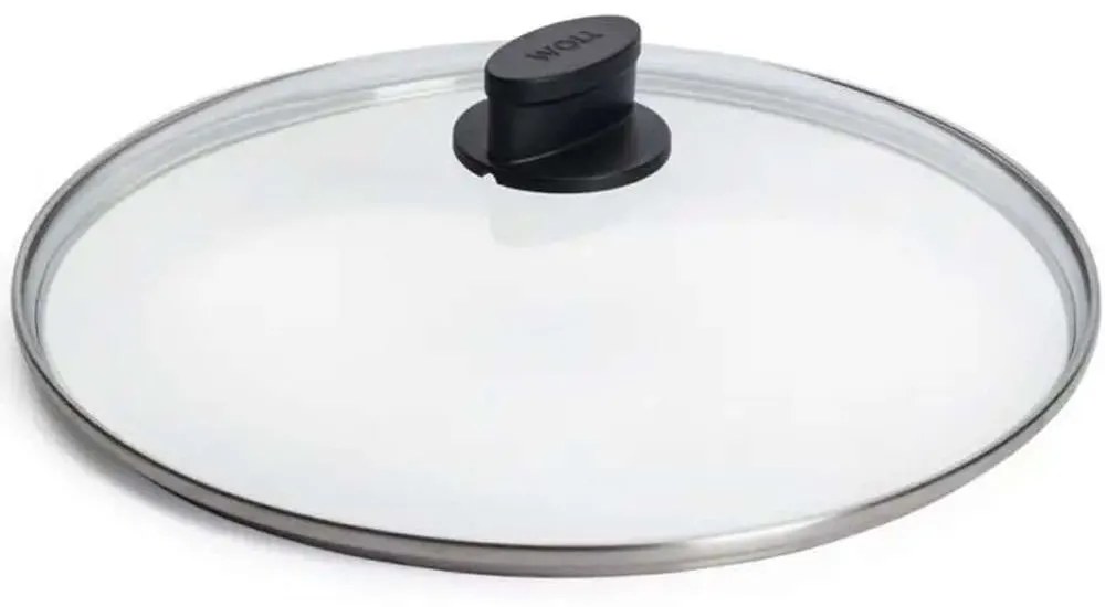 Καπάκι Μαγειρικών Σκευών S20ELM 20cm Clear-Black Woll Glass