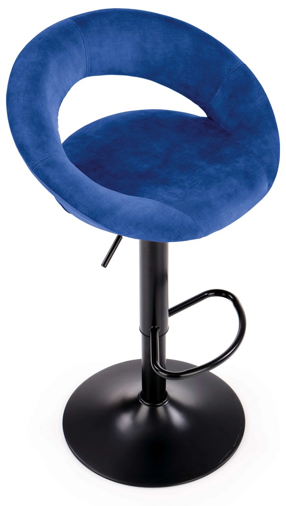 H102 bar stool dark blue DIOMMI V-CH-H/102-GRANATOWY