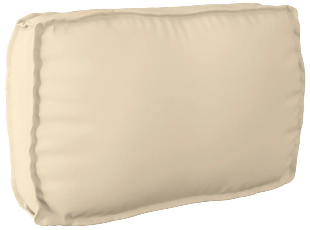 vidaXL Μαξιλάρι Παλέτας για Πλάτη Μπεζ 70x40x12 εκ. Υφασμα Oxford