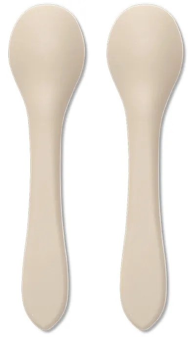 Σετ Κουτάλια Σιλικόνης 2Τμχ. Beige 10230690005  Lorelli