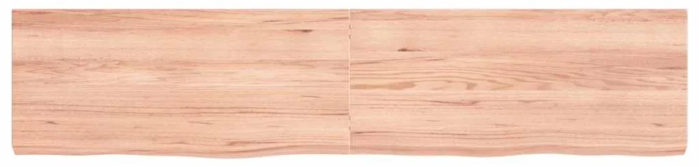 vidaXL Πάγκος Μπάνιου Αν. Καφέ 180x40x(2-6) εκ. Επεξεργ. Μασίφ Ξύλο