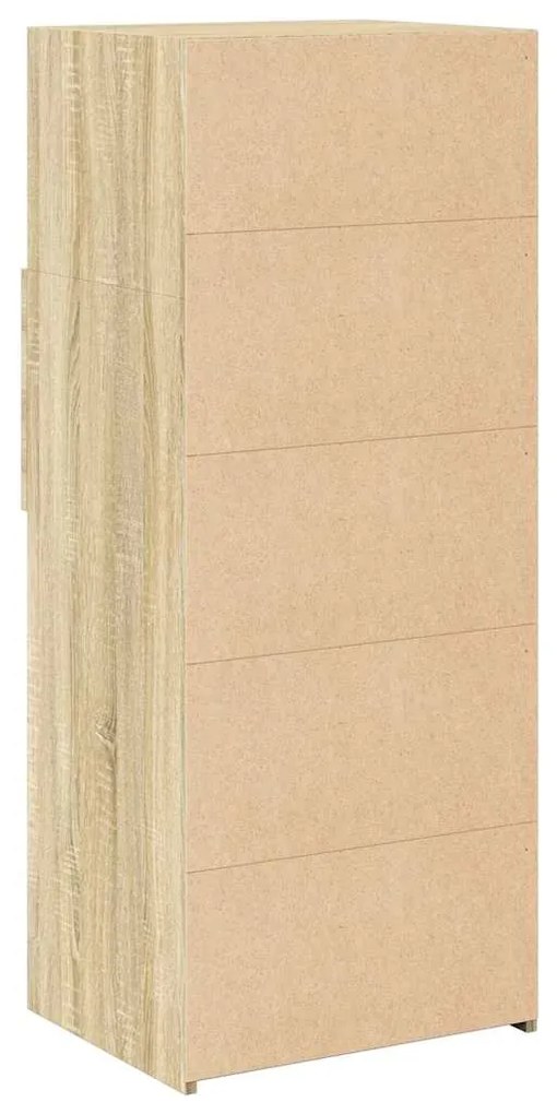 vidaXL Ντουλάπι Sonoma Δρυς 50x42,5x124 εκ. από Επεξεργασμένο Ξύλο