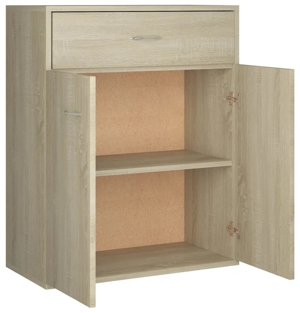 Ντουλάπι Sonoma Δρυς 60 x 30 x 75 εκ. από Επεξ. Ξύλο - Καφέ