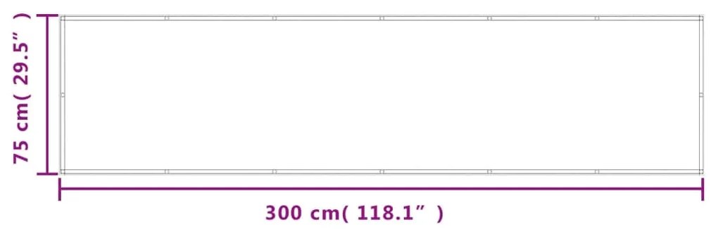 ΔΙΑΧΩΡΙΣΤΙΚΟ ΒΕΡΑΝΤΑΣ ΆΜΜΟΥ 75X300ΕΚ 100% ΠΟΛ. ΎΦΑΣΜΑ OXFORD 4000021