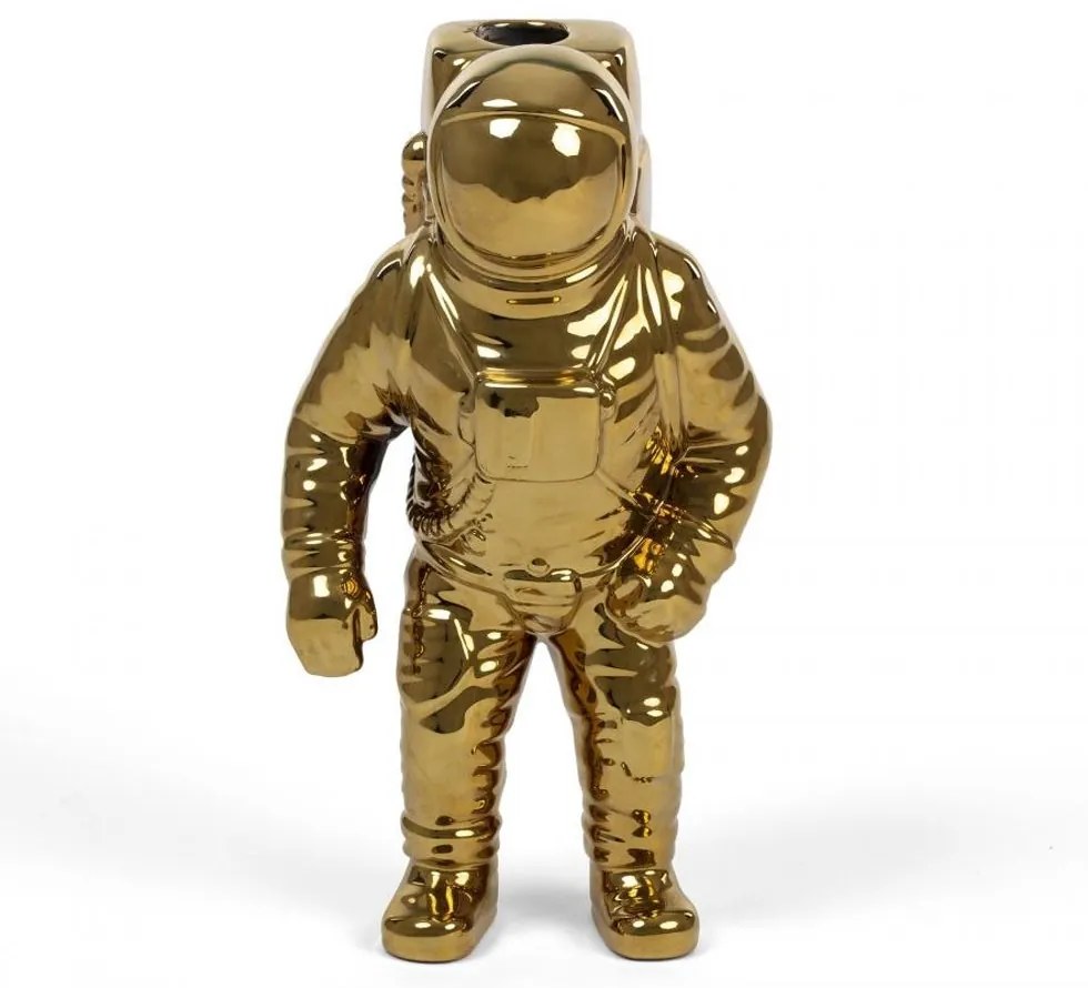 Βάζο Cosmic Diner Starman Gold Seletti Porcelain