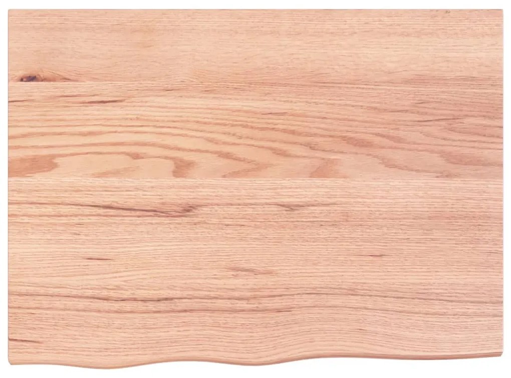 vidaXL Πάγκος Μπάνιου Αν. Καφέ 80x60x(2-4) εκ. Επεξεργ. Μασίφ Ξύλο