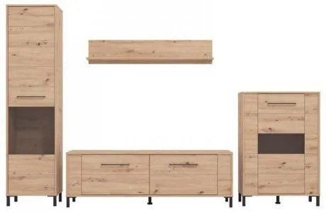 ΚΕΝΤΡΟ ΨΥΧΑΓΩΓΙΑΣ-ΣΥΝΘΕΣΗ DURHAM AH ARTISAN OAK 299x40x193εκ 11014734