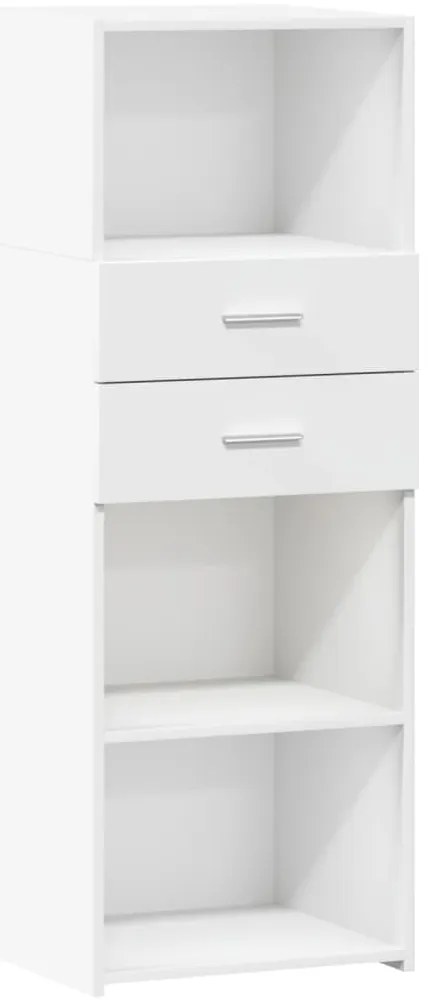 vidaXL Ντουλάπι Λευκό 45x42,5x124 εκ. από Επεξεργασμένο Ξύλο