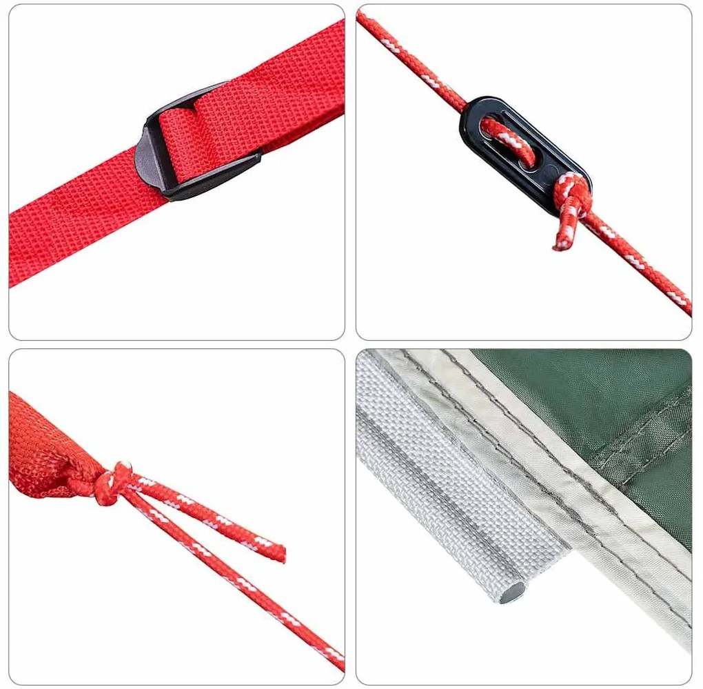 vidaXL Τέντα ανθεκτική στο νερό με στέγη