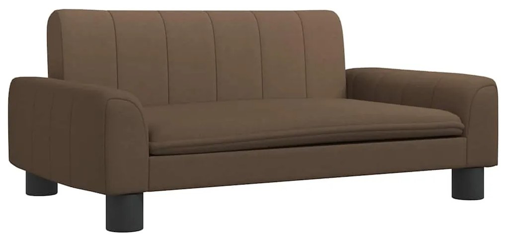 vidaXL Καναπές Παιδικός Καφέ 70 x 45 x 30 εκ. από Ύφασμα
