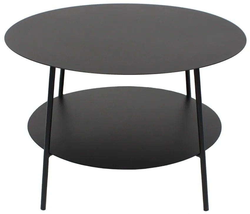 SIMPLE COFFEE TABLE ΜΑΥΡΟ 60x60xH40cm - 04-1123