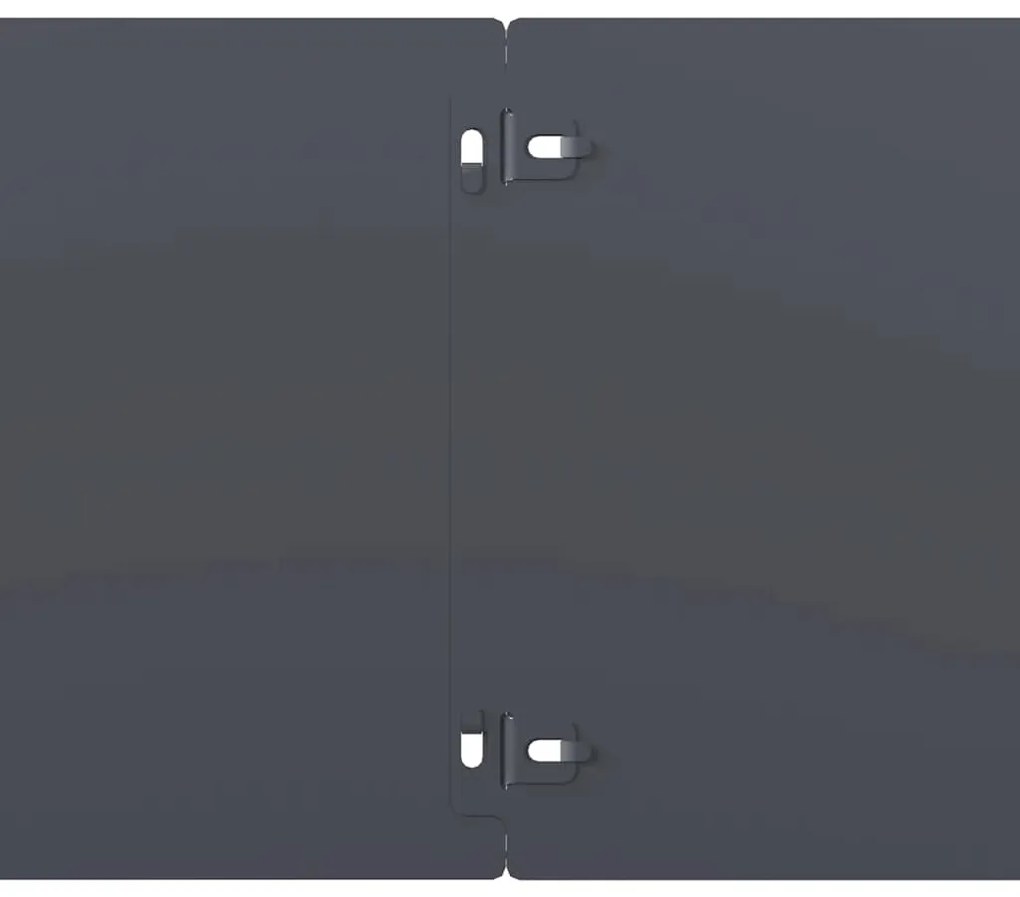 vidaXL Περιφράξεις γκαζόν 30 τεμάχια Ανθρακί από χάλυβα ψυχρής έλασης