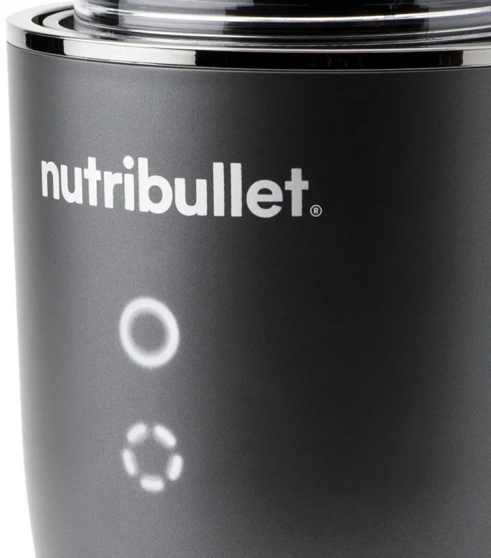 Μπλέντερ Nutribullet NB1206DGCC, 1200W, 900 ml, 1 ταχύτητα + Pulse, κουμπιά αφής, χωρίς BPA, σκούρο γκρι/ασημί