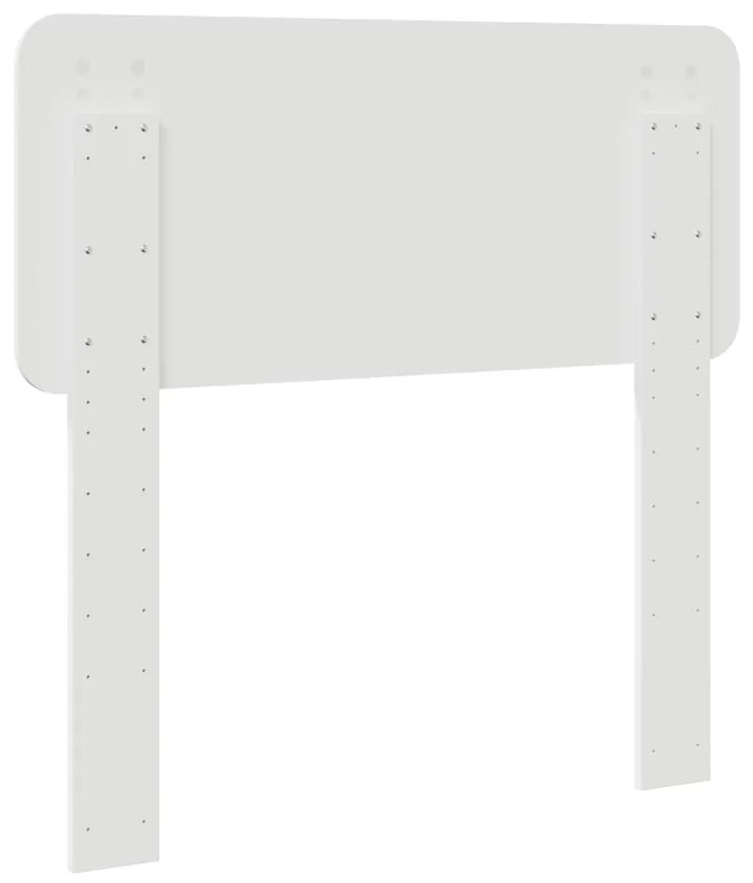 vidaXL Κεφαλάρι με κεφαλάρι Λευκό 100 cm Επεξεργασμένο ξύλο