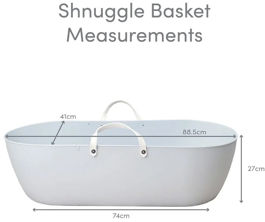 Καλαθούνα με βάση Dreami® Moses grey Shnuggle