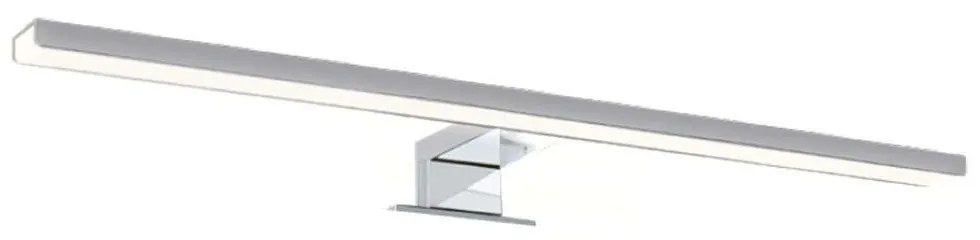 Φωτιστικό Τοίχου - Απλίκα Μπάνιου Voir PN78LEDW50CH 8W Led 50x4x10,5cm Chrome Aca Metal