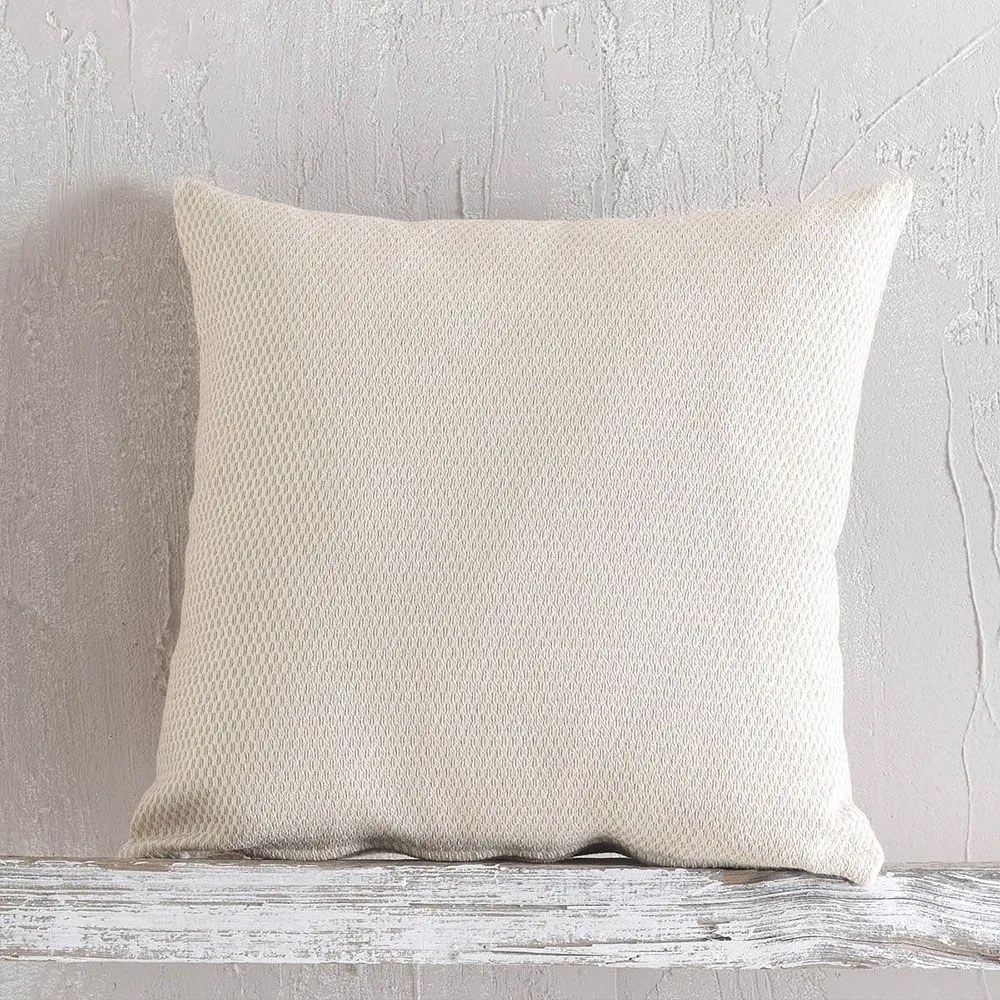 Μαξιλαροθήκη Διακοσμητική Utopia Ecru Ρυθμός 40Χ40 Cotton-Polyester